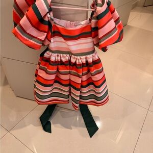 Colorful Striped MAMA LUMA Girls Dress